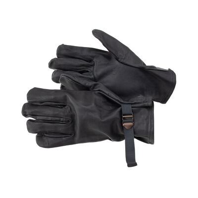 Black French Driving Leather Gloves | New